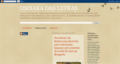 Desktop Screenshot of ombakadasletras.blogspot.com