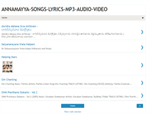 Tablet Screenshot of annamayya-u.blogspot.com