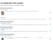 Tablet Screenshot of myexercisesforclasses.blogspot.com