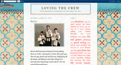 Desktop Screenshot of lovingthecrew.blogspot.com