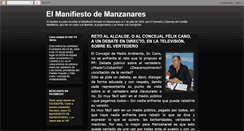 Desktop Screenshot of elmanifiestodemanzanares.blogspot.com