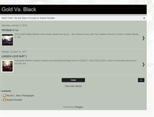 Tablet Screenshot of goldvsblack.blogspot.com