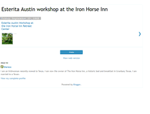 Tablet Screenshot of esteritaaustinworkshoptexasblog.blogspot.com