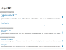 Tablet Screenshot of despre-boli.blogspot.com