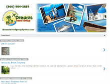 Tablet Screenshot of dreamstravelgroup.blogspot.com