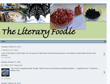 Tablet Screenshot of literaryfoodie.blogspot.com
