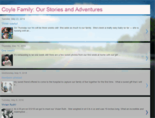 Tablet Screenshot of coylefamilyadventures.blogspot.com