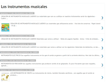 Tablet Screenshot of clasificacioninstrumentosmusicales.blogspot.com