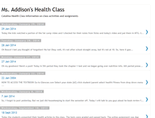 Tablet Screenshot of msaddisonshealth.blogspot.com