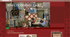 Desktop Screenshot of elmcityquiltguild.blogspot.com