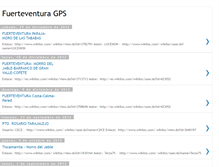 Tablet Screenshot of fuerteventuragps.blogspot.com