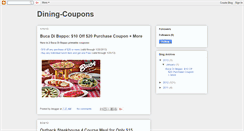 Desktop Screenshot of dining-coupons.blogspot.com