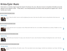 Tablet Screenshot of kristaeylermusic.blogspot.com