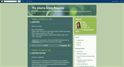 Desktop Screenshot of actingresource.blogspot.com