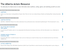 Tablet Screenshot of actingresource.blogspot.com