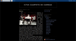 Desktop Screenshot of ictus-cuarteto-de-cuerdas.blogspot.com