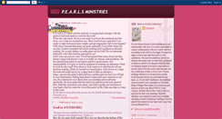 Desktop Screenshot of pearls4girls.blogspot.com