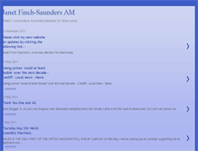 Tablet Screenshot of janetfinchsaunders.blogspot.com