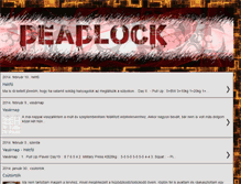 Tablet Screenshot of deathlock8.blogspot.com