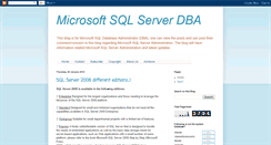 Desktop Screenshot of microsoft-sql-server-dba.blogspot.com