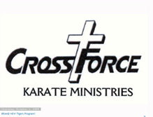 Tablet Screenshot of crossforcekarate.blogspot.com