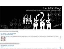 Tablet Screenshot of evilkittyevilkitty.blogspot.com