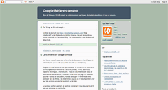 Desktop Screenshot of google-referencement.blogspot.com