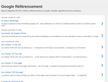 Tablet Screenshot of google-referencement.blogspot.com