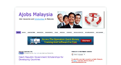 Desktop Screenshot of ajobsmalaysia.blogspot.com