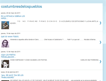 Tablet Screenshot of costumbresdelospueblos.blogspot.com