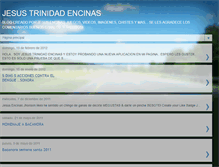 Tablet Screenshot of jesustrinidadencinas.blogspot.com