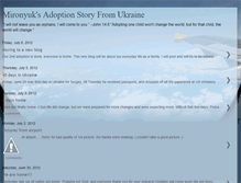 Tablet Screenshot of mironyukadoption.blogspot.com