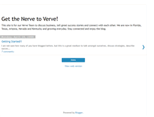 Tablet Screenshot of getthenervetoverve.blogspot.com