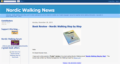 Desktop Screenshot of nordicwalkingnewsblog.blogspot.com