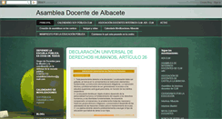 Desktop Screenshot of interinosdocentesclm.blogspot.com