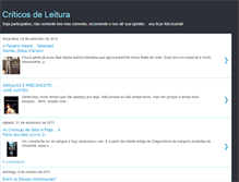 Tablet Screenshot of criticosdeleitura.blogspot.com