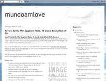 Tablet Screenshot of mundoamlove.blogspot.com