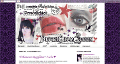 Desktop Screenshot of deathglamqueen13.blogspot.com