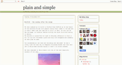 Desktop Screenshot of plainprimitives-plainandsimple.blogspot.com