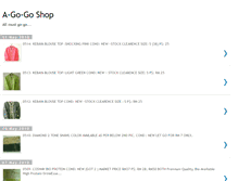 Tablet Screenshot of agogo-shop.blogspot.com