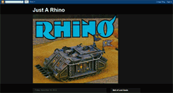 Desktop Screenshot of justarhino.blogspot.com