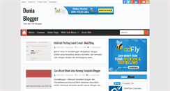 Desktop Screenshot of dunia-blogger.blogspot.com