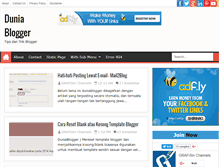 Tablet Screenshot of dunia-blogger.blogspot.com