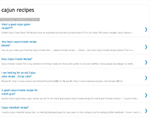 Tablet Screenshot of cajun-recipes-oi.blogspot.com