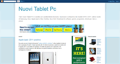 Desktop Screenshot of nuovitabletpc.blogspot.com