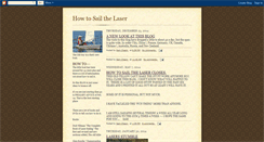 Desktop Screenshot of howtosailthelaser.blogspot.com