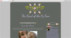 Desktop Screenshot of landofozfam.blogspot.com