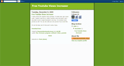 Desktop Screenshot of freeyoutubeviewsincreaser.blogspot.com