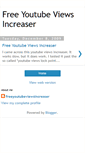 Mobile Screenshot of freeyoutubeviewsincreaser.blogspot.com