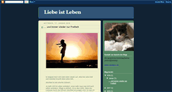 Desktop Screenshot of liebeistleben.blogspot.com